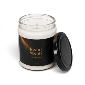 Luxury Scented Soy Candle Instant Glow Reusable Glass Dipaliz - Candles