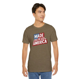 Soft Cotton Made in America T-shirt - Independence Day - Dipaliz - T-shirts
