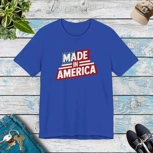 Soft Cotton Made in America T-shirt - Independence Day - Dipaliz - T-shirts