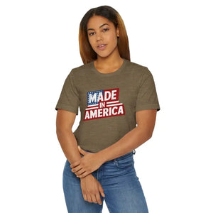 Made in America Independence Day T-shirt Patriotic Unisex - Dipaliz - T-shirts