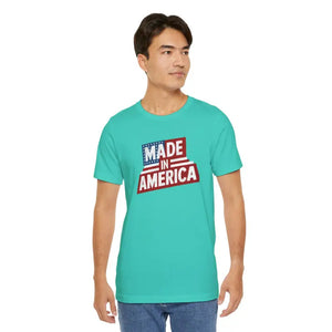Made in America Independence Day T-shirt Patriotic Unisex - Dipaliz - T-shirts