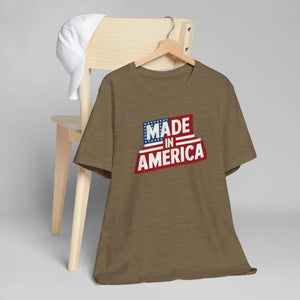 Made in America Independence Day T-shirt Patriotic Unisex - Dipaliz - T-shirts