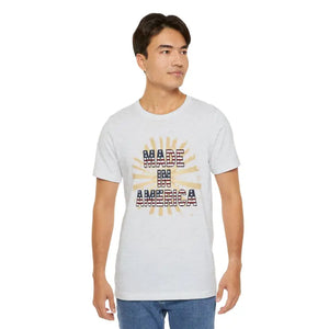 Made in America Tee - Soft Cotton 4th of July - Dipaliz - T-shirts