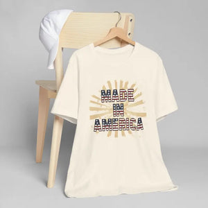 Made in America Tee - Soft Cotton 4th of July - Dipaliz - T-shirts