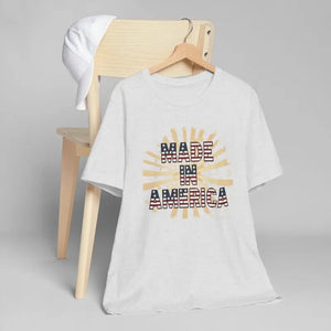 Made in America Tee - Soft Cotton 4th of July - Dipaliz - T-shirts