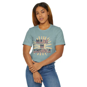 Made in America Tee - Soft Cotton 4th of July - Dipaliz - T-shirts