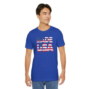 Made Usa Cozy Unisex Tee - 4th of July Sustainable Cotton - Dipaliz - T-shirts