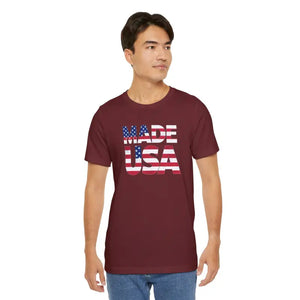 Made Usa Cozy Unisex Tee - 4th of July Sustainable Cotton - Dipaliz - T-shirts