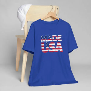 Made Usa Cozy Unisex Tee - 4th of July Sustainable Cotton - Dipaliz - T-shirts