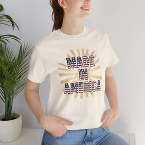 Soft Cotton 4th of July Tee - Made in America - Dipaliz - T-shirts