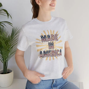 Soft Cotton 4th of July Tee - Made in America - Dipaliz - T-shirts