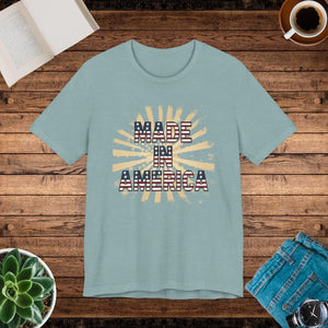 Soft Cotton 4th of July Tee - Made in America - Dipaliz - T-shirts