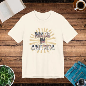 Soft Cotton 4th of July Tee - Made in America - Dipaliz - T-shirts