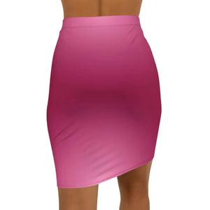 Women’s Mini Skirt - Magenta Colored Stretch Style - Dipaliz - Xs / Black Stitching - Skirts