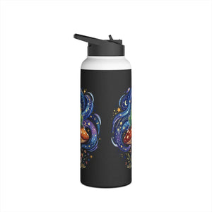 Magical Frog on Mushroom Stainless Steel Water Bottle - Bottles