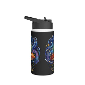 Magical Frog on Mushroom Stainless Steel Water Bottle - Bottles