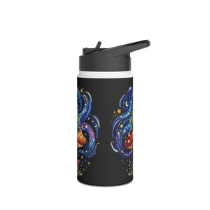 Magical Frog on Mushroom Stainless Steel Water Bottle - Bottles