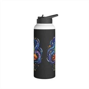 Magical Frog on Mushroom Stainless Steel Water Bottle - Bottles