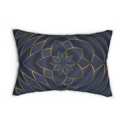 Elevate your Space with our Spun Polyester Lumbar Pillow - 20’’ × 14’’ Home Decor