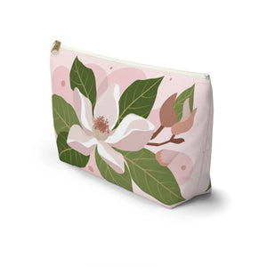 Magnolia Accessory Pouch – Travel Cosmetic Bag - Dipaliz - Makeup Bags