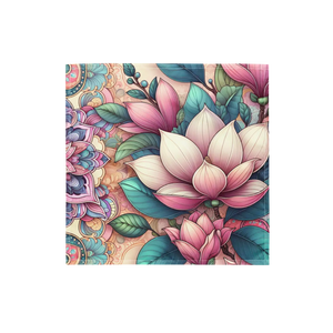 Vibrant Floral Bandana - Wicking Polyester - Dipaliz - Bandanas & Headties