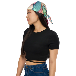 Vibrant Floral Bandana - Wicking Polyester - Dipaliz - Bandanas & Headties