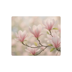 Pink Magnolia Metal Art Sign – Matte Aluminum - Dipaliz - Posters Prints & Visual Artwork