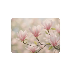 Pink Magnolia Metal Art Sign – Matte Aluminum - Dipaliz - Posters Prints & Visual Artwork