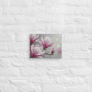 Magnolia Flowers Painting – Canvas Art Print - Dipaliz - Prints