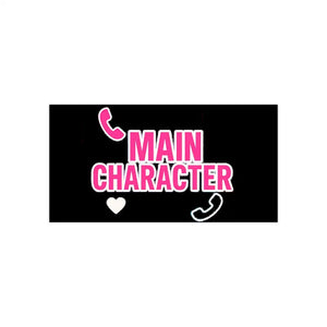 Main Character Bumper Stickers Fun Car Decal Vibrant Colors Dipaliz - 7.5’’ × 3.75’’ / Rectangle / White