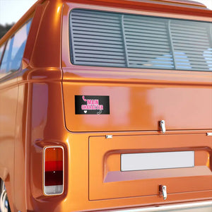 Main Character Bumper Stickers Fun Car Decal Vibrant Colors Dipaliz - 7.5’’ × 3.75’’ / Rectangle / White