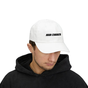 White Main Character Dad Cap - Effortless Everyday Style - Dipaliz - Hats