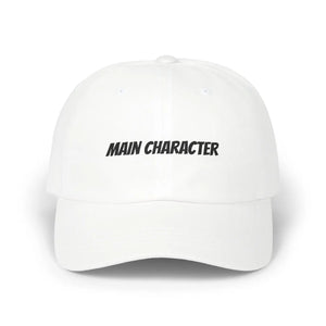 White Main Character Dad Cap - Effortless Everyday Style - Dipaliz - Hats