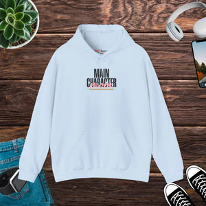Main Character Hoodie | Minimalist Mom Streetwear Cool Life - s / Light Blue
