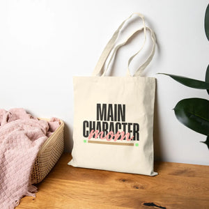 Main Character Cotton Canvas Bag - Mother’s Day - Dipaliz - Tote Bags