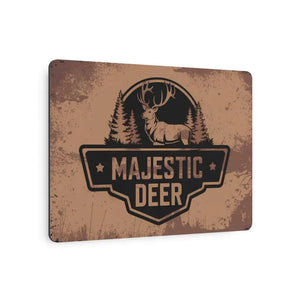 Stunning Vintage Deer Metal Art Sign Rustic Wall Decor - Dipaliz - Novelty Signs