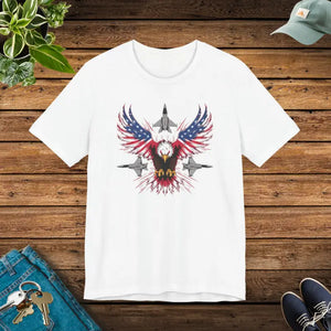 Majestic Eagle Jersey Freedom Wear Unisex Tee - Dipaliz - White / s - T-shirts