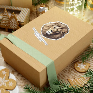 Majestic Lion Roar Kiss Cut Vinyl Decals - Wild Style - Dipaliz - Electronics Stickers &