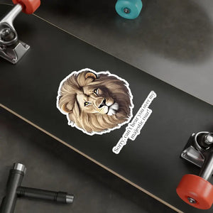 Majestic Lion Roar Kiss Cut Vinyl Decals - Wild Style - Dipaliz - Electronics Stickers &