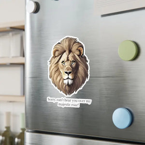 Majestic Lion Roar Kiss Cut Vinyl Decals - Wild Style - Dipaliz - Electronics Stickers &