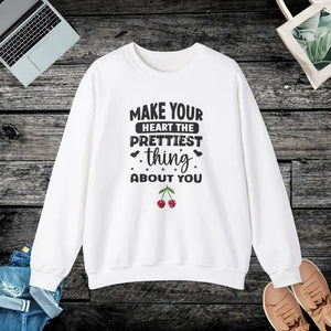 Heavy Blend Crewneck Sweatshirt - Ultimate Cozy Comfort - Dipaliz - White / s - Sweatshirts