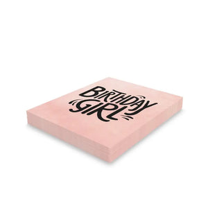 Birthday Girl Greeting Cards with Matching White Envelopes - Dipaliz - & Note