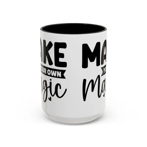 Magic Accent Coffee Mug - Ceramic 11oz 15oz - Dipaliz - Black - Mugs