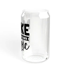 Clear Tempered Glass Sipper with Bamboo Lid and Tritan Straw - Dipaliz - Tumblers