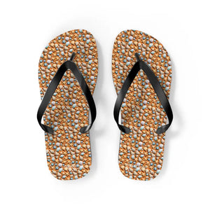 Unisex Flip Flops - Starfish Beach Style - Dipaliz - m / Black Sole - Slippers
