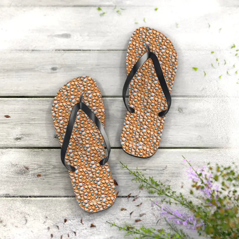 Dive Into Summer with Starfish Unisex Flip Flops - Shoes