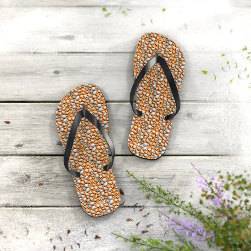 Dive Into Summer with Starfish Unisex Flip Flops - Shoes