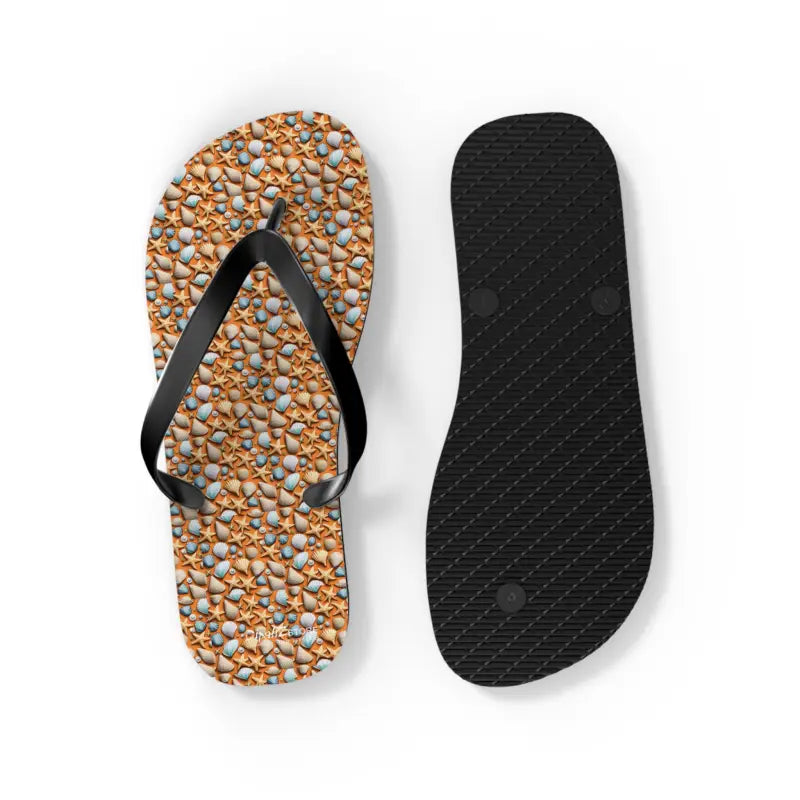 Dive Into Summer with Starfish Unisex Flip Flops - Shoes