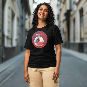 Cozy Patriotic Unisex Vote T-shirt - Election Season Tee - Dipaliz - T-shirts