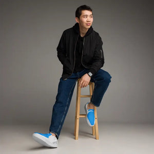 Canvas Shoes Men’s Slip Water Element Urban Print - Dipaliz - 5 - Sneakers